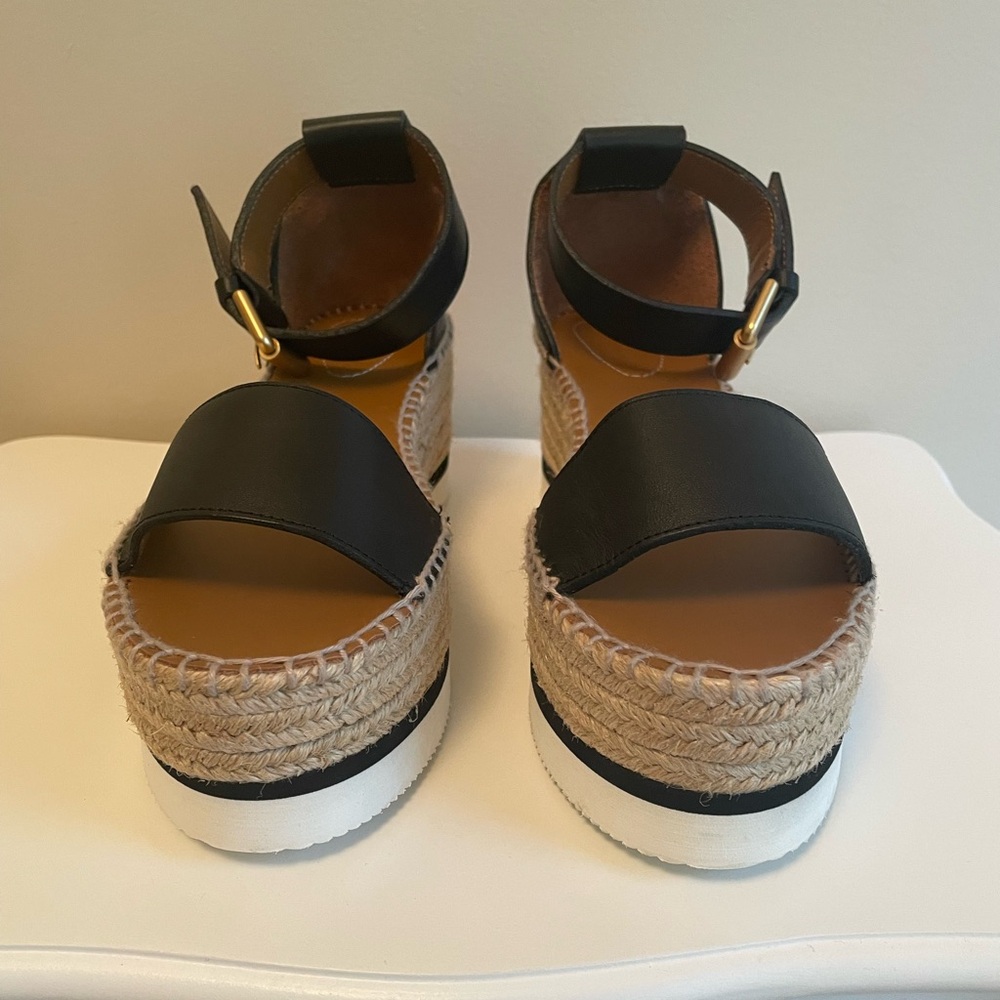 See by Chloe Glyn Espadrilles Platforms Size 38 (7.5)